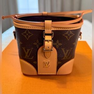 Louis Vuitton Brown and Tan Monogram Mini Bag